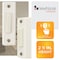 Newhouse Hardware Unlighted Door Chime Push Button, White BT1W - alternate 7